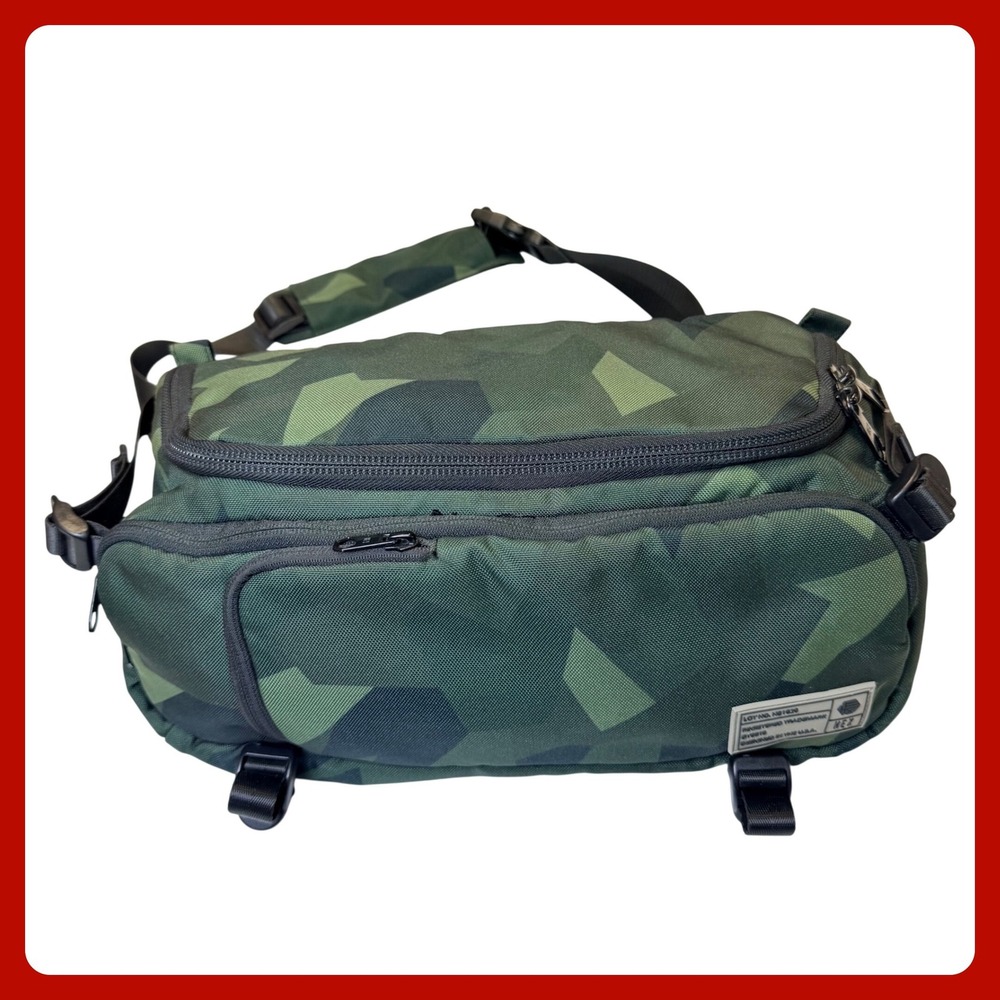 HEX Ranger DSLR Camera Hip Bag Green Camo Cordura Nylon Geometric Tactical
